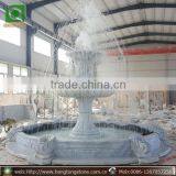 High Quality Chinese Carved White Marble Fountain for Sale thumbnail-1