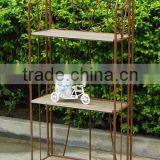 2015 New Design Antirust 3-tier Wooden Folding Shelf thumbnail-1