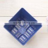 Plastic European Sqaure Pot Blue thumbnail-4