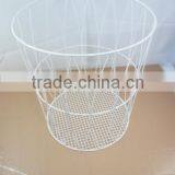 Round Wire Laundry Basket, Arc Pattern thumbnail-3