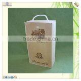 Packing 2 Bottles Slide Wood Beer Wine Box thumbnail-1