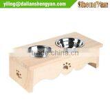 Square Style Elevated Dog Bowl Stand thumbnail-1