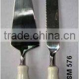 Cake Cutter & Server With Ceramic Handle thumbnail-1