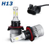 S2 H13 Car LED Headlight Bulbs 72W 8000LM COB LED Car Headlamp Hi-Lo Beam Automobile Light Conversion Kit 6500K 12V