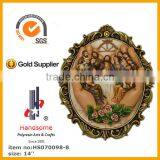 Resin Wall Plaque Last Supper Sculpture Christmas Home Decoration thumbnail-5