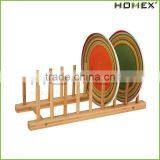 Eco Dish Rack Utensil Holder, Beautiful and Durable Bamboo/Homex_Factory thumbnail-2