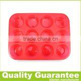 Silicone Muffin Pan Cake Baking Mold Household Baking Pan Reusable Baking Tray thumbnail-1