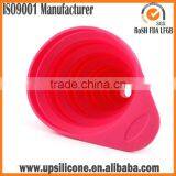 Amazon FDA Silicone Funnel Silicone Wine Funnel Folding Silicone Funnel thumbnail-3