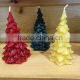 Christmas Tree Candles 100% Beeswax thumbnail-2