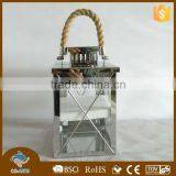 Pretty Classic Silver Mental Mini Candle Lanterns thumbnail-1