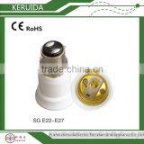 B22 to E27 Lamp Holder Socket Adapter thumbnail-1