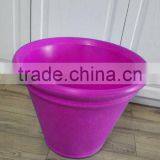 Big Size Colorful Flower Pot PE Material Gardon Pots