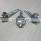 Carbon Steel Hex Head Self Drilling Screws With Rubber Washer thumbnail-2