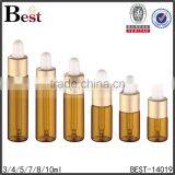 3 / 4 / 5 / 7 / 8 / 10ml Cosmetic Matt Golden Dropper Bottle Perfume Glass Amber Fragrance Perfume Glass Bottle Factory thumbnail-6