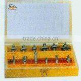 Tungsten Carbide Router Bit Sets-12pcs Set-D (0861) thumbnail-1
