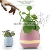 Fashion Futuristic Colorful Music Playing Bonsai Active Bluetooth Plant Pot