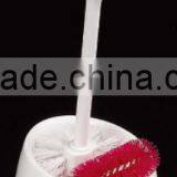 High Quality New Style Plastic Toilet Cleaning Brush With Holder Set thumbnail-4
