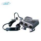 12V 24V Output 5V 2100mA Car Cigarette Lighter Socket 1 Hole 2 USB With Flexible Plug thumbnail-5