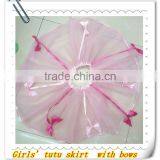 Girls Tutu Skirt With Bow Ballet Tutu thumbnail-1