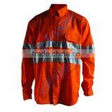 100% cotton fire retardant welding shirts for safety