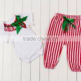 2017 Spring Girls Boutique Clothing Set Cotton Long Sleeve Baby Suit Baby Rompers White thumbnail-4