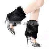 Wholesale Fashion Women Fox Fur Leg Warmers thumbnail-1