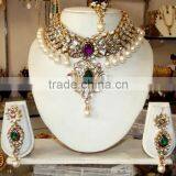 Kundan Choker Necklace EARRING Set thumbnail-1