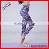 2017 High Quality Compression Tights, High Waistband Yoga Fitness Leggings Women thumbnail-3