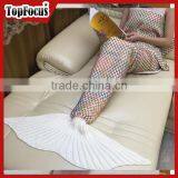New Arrival Amazon Fleece Soft Adult Flannel Blanket Mermaid Tail Blanket Wholesale thumbnail-1