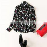 Maxnegio Spring New Style Silk Blouse Back Neck Chiffon Printed Designs thumbnail-5