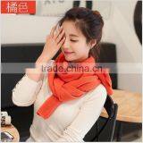 Autumn Winter Ladies or Women or Girls Fashion Pure Color New Blue Knitted Scarf Majored Maker thumbnail-6