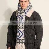Jacquard or Plain Flat Circle Warp Knitting Machine Winter Men and Women Woolen Scarf Factory thumbnail-1