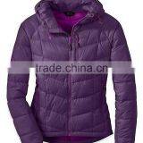 2016 Outdoor Women Fashion Hoody Light Weight Down Jacket