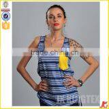 Low Neck Sexy Strip Tank Top Women thumbnail-3