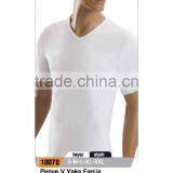 Men Cotton V Neck T-Shirt thumbnail-1