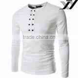 Men Long Sleeve Polo Shirt With Button thumbnail-1