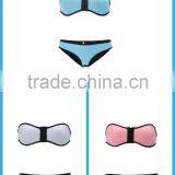 Unique Girls Neno Colored Push Up Strapless Neoprene Bikini thumbnail-2