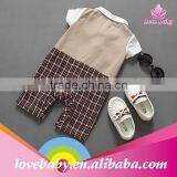 Baby Boys Gentle Man Outfits Inner Romper and Vest Coat Boys Formal Dress thumbnail-2