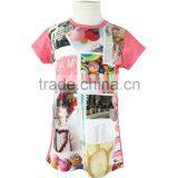Girl in Pink Fashion T-shirt Design thumbnail-2