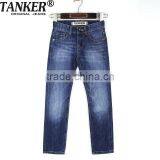 Dk Blue OEM/Wholesale HIGH-END100% Cotton Jeans Kids Fashion Jeans thumbnail-1