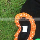 NEWEST Kids Black Dress Girls Pumpkin Dress Girls Halloween Dress Pumpkin in the Patch Dress With Necklace and Headband thumbnail-4