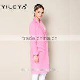 2015 Winter Latest Trendy Women Thick Korean Green Custom Coat, Ladies' Long Coat thumbnail-4