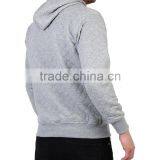 Mens Quilted Plain Hoodie Sweatshirt Winter Jacket thumbnail-3