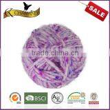 Charmkey Dotted Color 100 Acrylic Knitting Yarn Soft Scarf Yarn Blooming for Women thumbnail-2