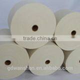 Raw White Book Binding Rayon Fabric Mesh Gauze Texture Roll in Bulk thumbnail-5