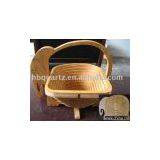 Folding Bamboo Basket thumbnail-1