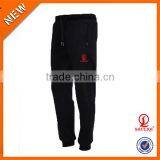 Wholesale Black Men Cotton Jogger Pants/men Casual Sport Wear Pants Add Your Owm Embroidered Logo Design H-781