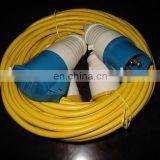 3183Y Orange Cable CEE 16A Plug Coupler Cee17 Industrial Extension Lead