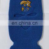 New Hot Sale Custom Climing Bike 3 Hole Balaclava Knit Ski Mask Knitted Mask Hats Beanie Hats Caps Brown Wholesale thumbnail-4