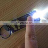 2016 New Design Led Light Strip Holder Keychain With Two Sides Logo thumbnail-2